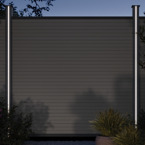 Osmo Licht-Abdeckleiste f&uuml;r Aluminiumpfosten 100 cm