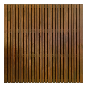 Elephant Hartholz Zaun braun ge&ouml;lt Stripes Black 180x180cm