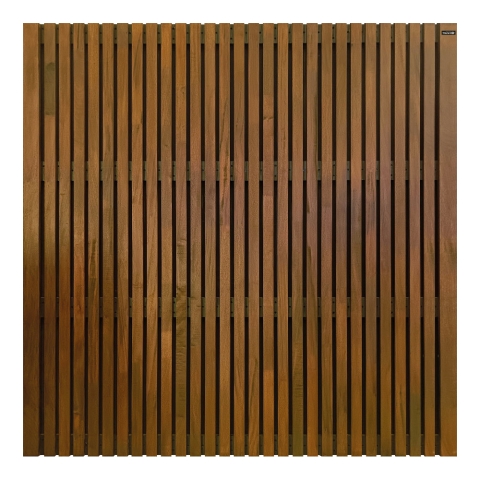 Elephant Hartholz Zaun braun ge&ouml;lt Stripes Black 180x180cm