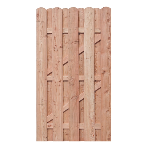 Bohlentor L&auml;rche unbehandelt gerade 100x180cm ohne Beschlag