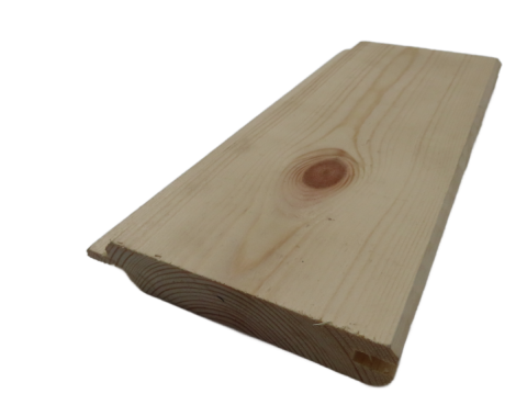 Profilbrett Duo Soft-Fasebrett 21x121 mm europ. L&auml;rche unbehandelt