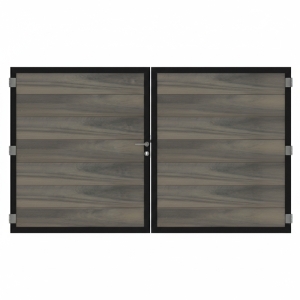 Osmo Multi Fence Co-Extrusion Silvergrey Doppeltor Sonderma&szlig;