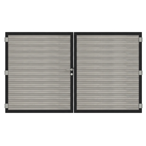 Osmo Multi Fence Cube Co-Extrusion Silvergrey Doppeltor Sonderma&szlig;