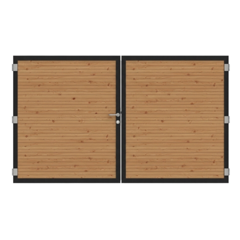 Osmo Alu Fence Juel L&auml;rche Doppeltor Sonderma&szlig;