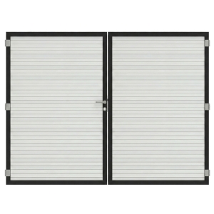 Osmo Alu Fence Rhombus Typ A Wei&szlig; Doppeltor Sonderma&szlig;