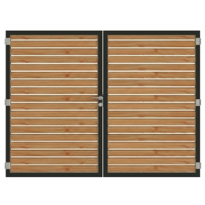 Osmo Alu Fence Rhombus L&auml;rche Doppeltor Sonderma&szlig;