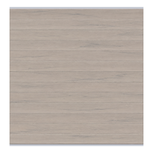 Elephant Steckzaun Set Mix and Match 180x188cm WPC Bicolor grau Leisten Silber
