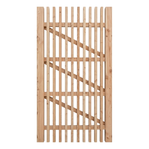 Lattenzaun Tor Norden 100x180cm L?rche natur