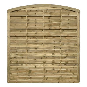 Dichtzaun Elegant XL Kiefer kdi gr&uuml;n 180x196-180cm mit Leimholzbogen