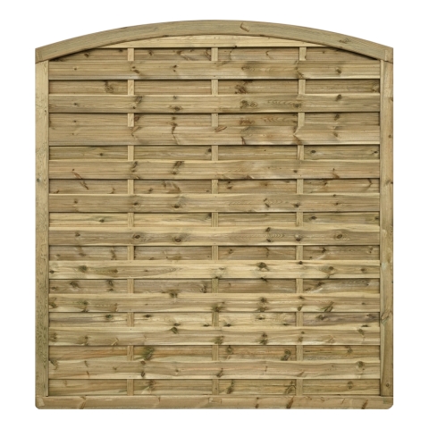 Dichtzaun Elegant XL Kiefer kdi gr?n 180x196-180cm mit Leimholzbogen