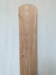 Einzelbohle Barin Kopf gerundet europ. L&auml;rche natur 1,6x14,5x180cm