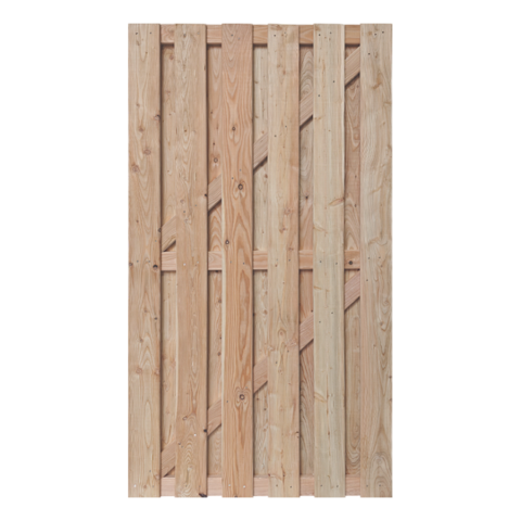 Bohlentor Tectur L?rche natur gerade 100x200cm ohne Beschlag