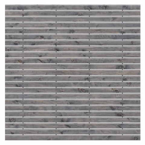 Rhombus Select Kiefer KDI Grau Steckzaun 180x180cm
