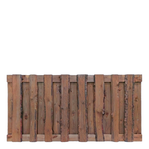 Bohlenzaun Starkis 180x90 cm Kiefer druckimpr?gniert braun s?gerauhen Bohlen