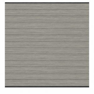 Elephant Steckzaun Set Mix and Match 180x188cm WPC Natural Grey co-extrudiert anth. Leisten