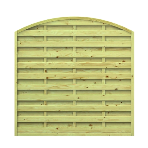 Dichtzaun Lettland Rundbogen Kiefer kdi 179x155-179cm 0060