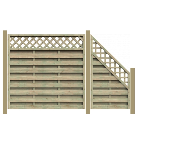 2,99m Zaun Mailand - ME27400