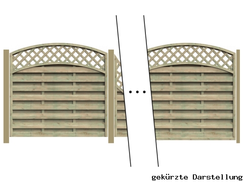 5,89m Zaun Mailand - ME61873