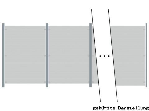 5,22m GroJa Ambiente aus satiniertem Glas - ME65286
