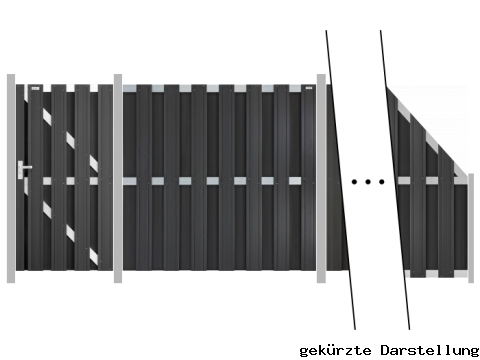4,9m Elephant Design WPC <p>anthrazit-alu</p> - ME66336